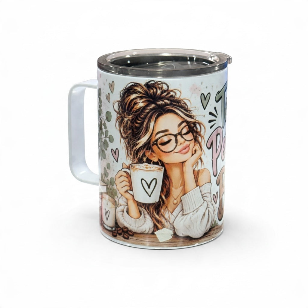Today's Personality Is Still Brewing – Funny 10 oz Coffee Mug – front