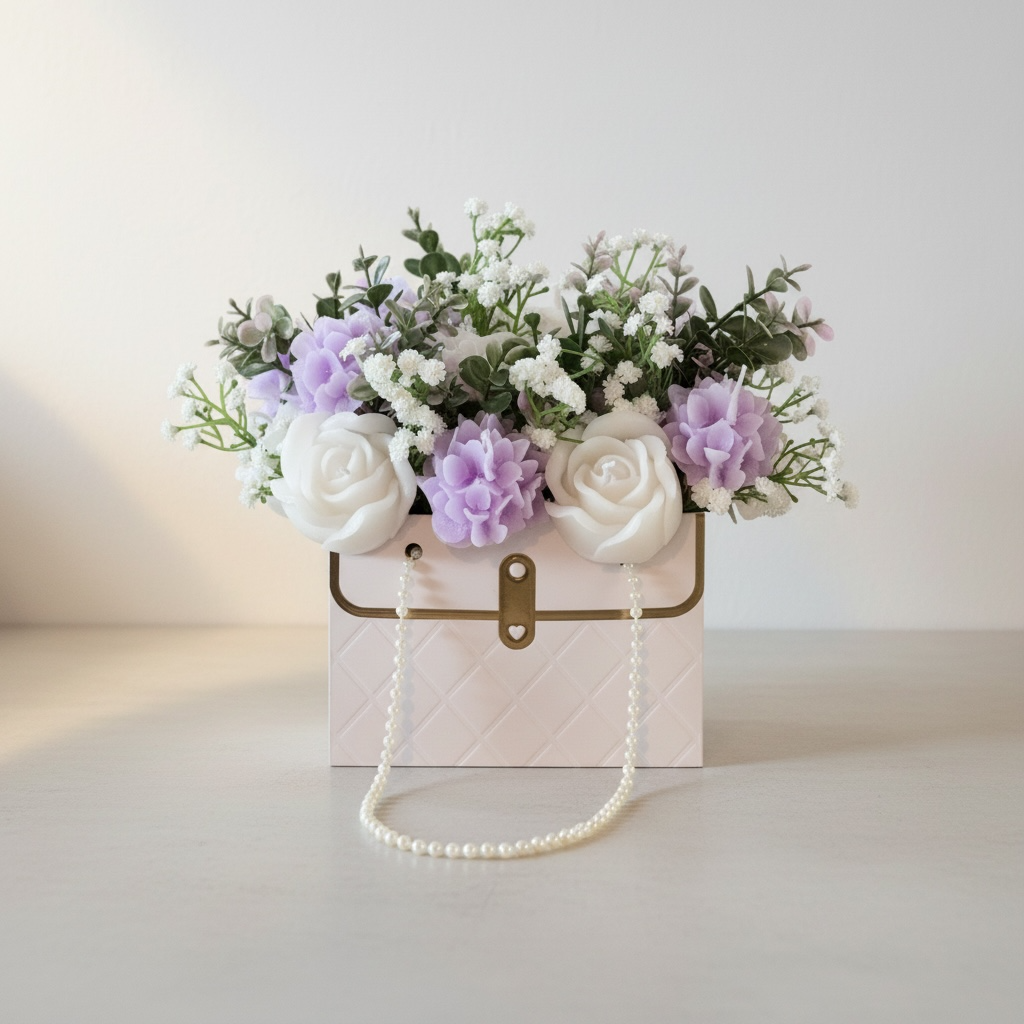 Candle Flower Arrangements