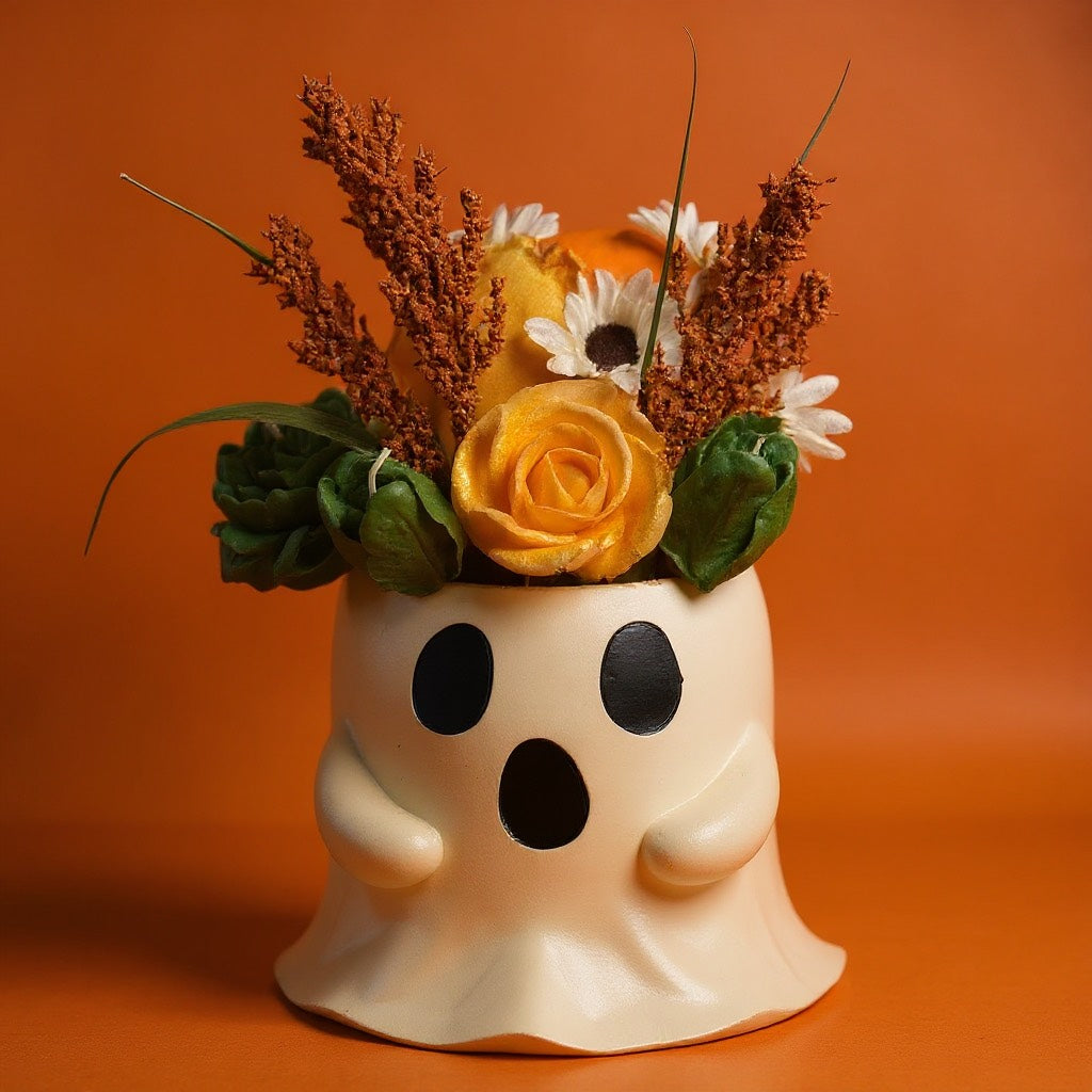 Spooky Blooms - Ghost Vase Candle Collection