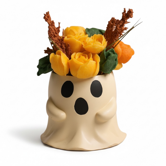 Spooky Blooms - Ghost Vase Candle Collection